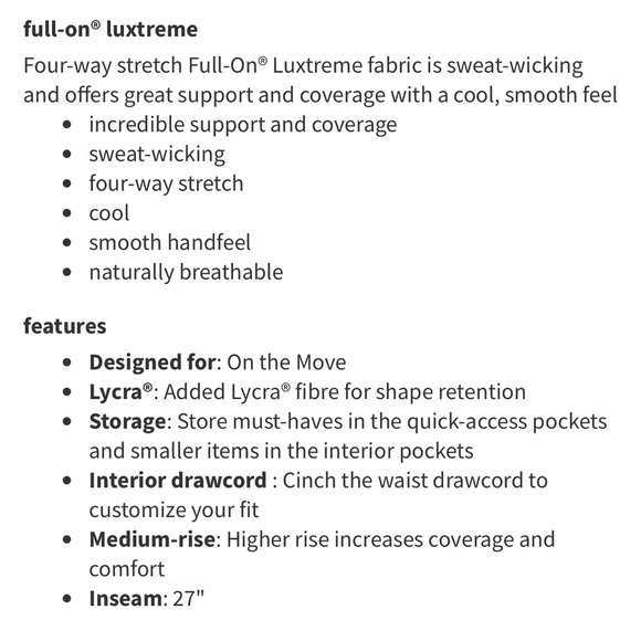 Lululemon On the Fly Pant 28” - Picture 6 of 8